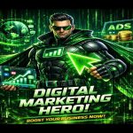 hire digital marketing hero small businesses with matrix background joe marketing